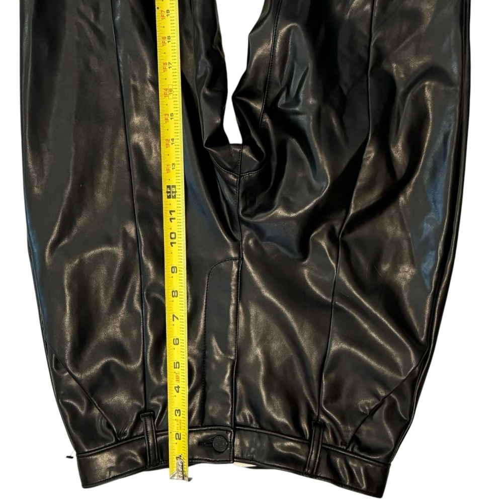 Abercrombie & Fitch curve love Faux Leather Split Hem Pants Size 6 / 28 - Picture 10 of 12